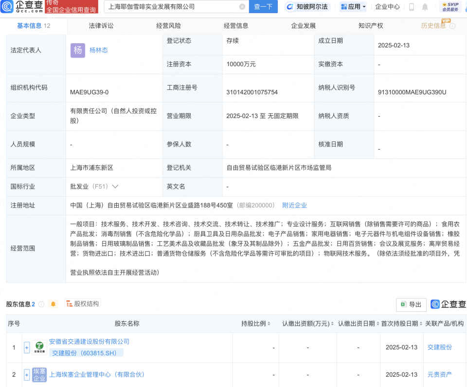 交建股份投資布局新賽道，新設(shè)實(shí)業(yè)發(fā)展公司聚焦廚具衛(wèi)具及日用雜品