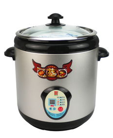 德信 銀色全國(guó)聯(lián)保電腦式電燉鍋 品質(zhì)廚具，智能煲燉之選
